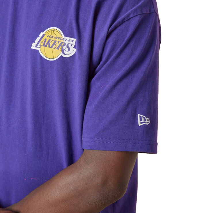 New Era washed pack graphic os tee Purple