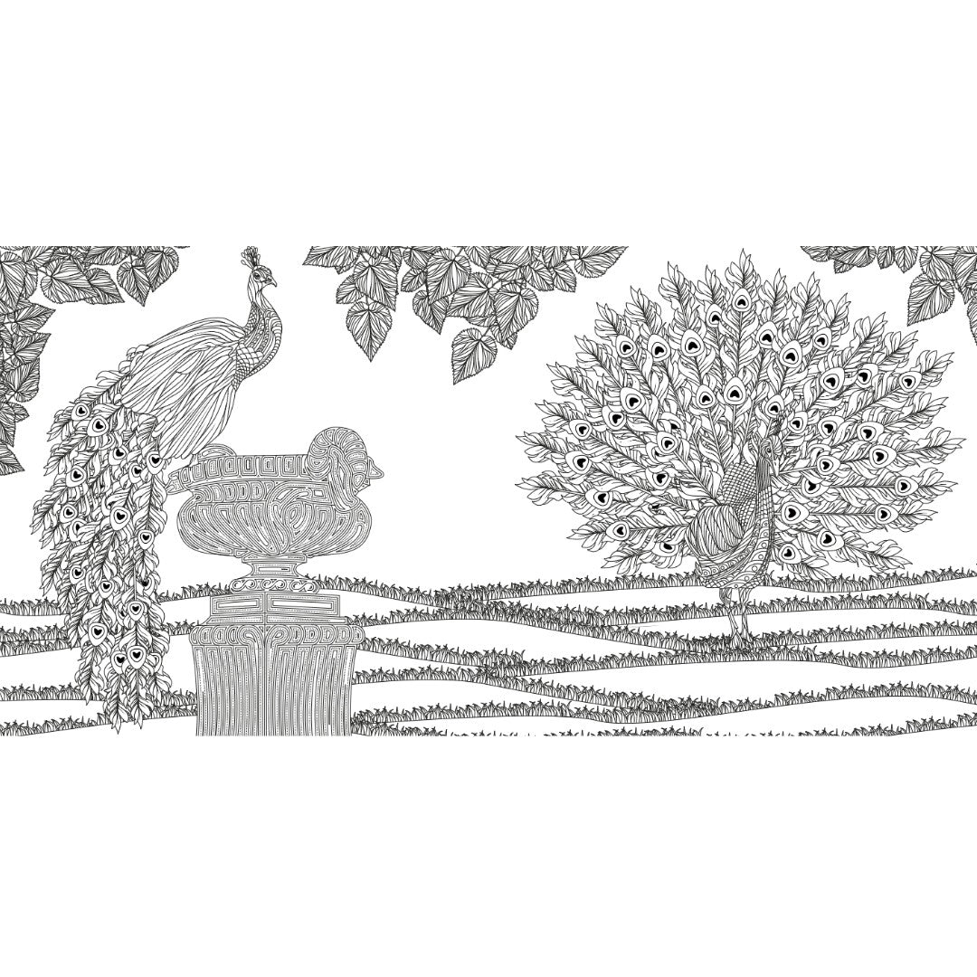 Uitgeverij rebo kleurboek botanische tuinen