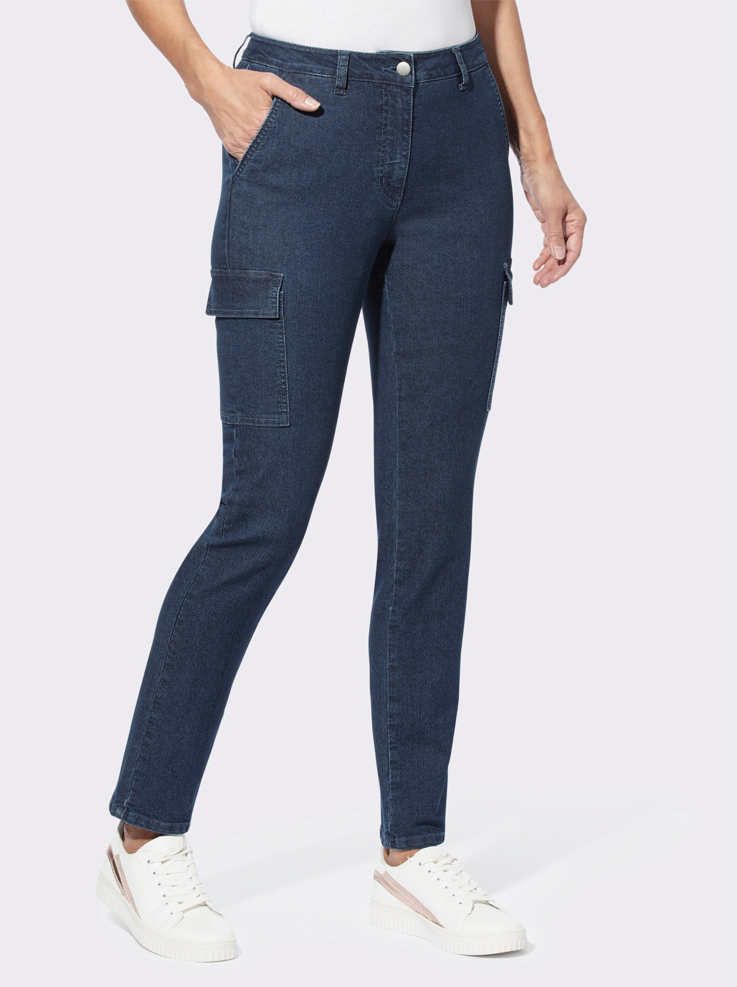 Cargojeans in schmaler Form
