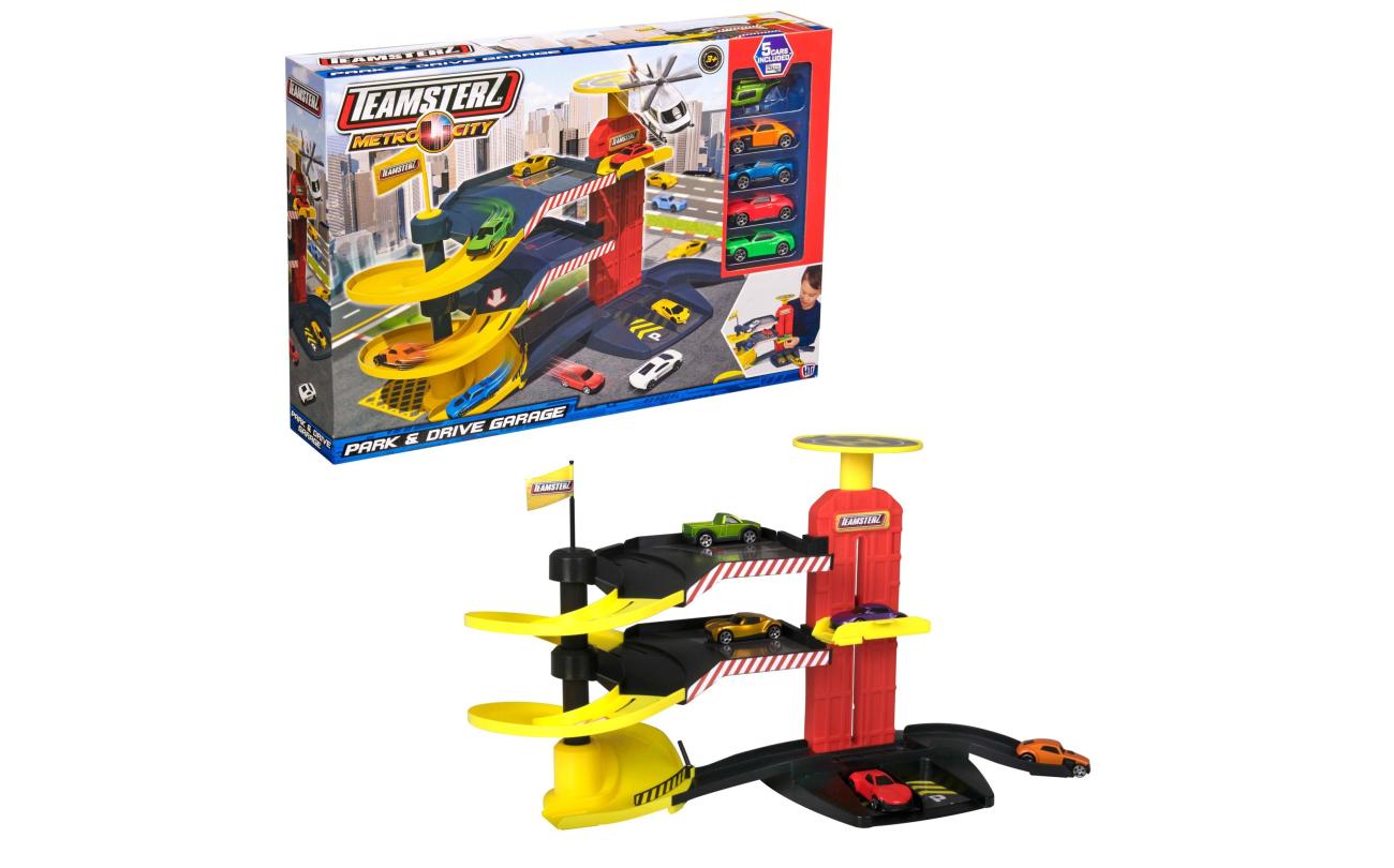 Teamsterz City Park & Drive Garage met 5 auto's