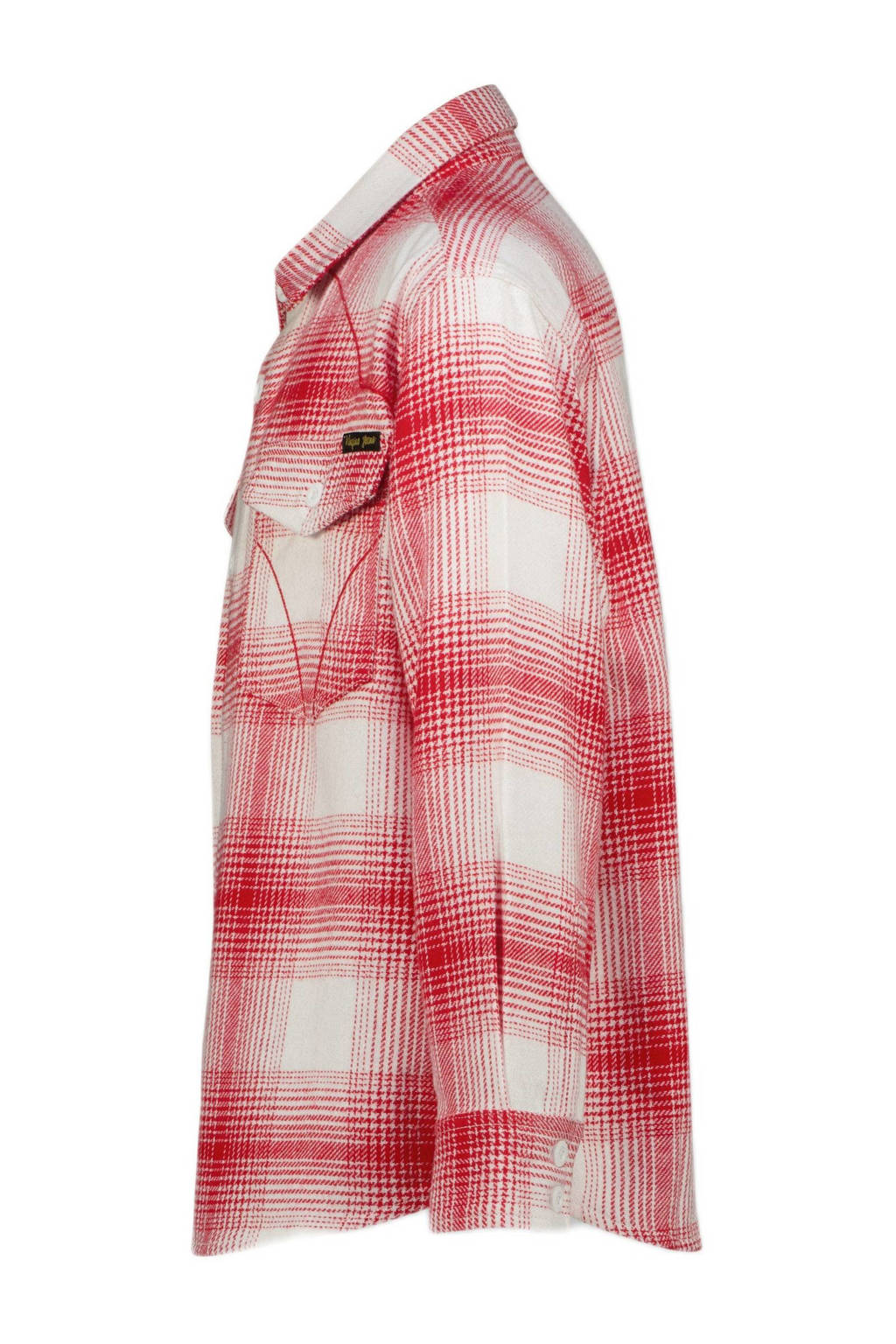 Vingino overshirt Laci rood/wit