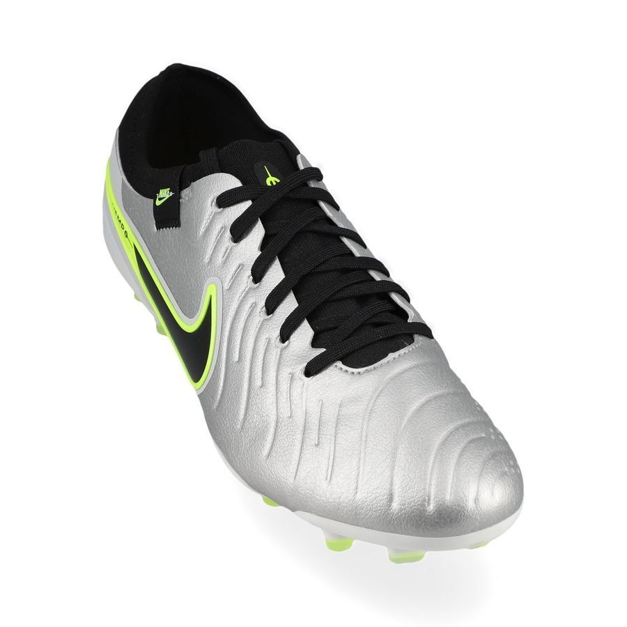 Nike Tiempo Legend 10 Pro FG Mad Voltage - Argenté/Noir/Jaune Fluo
