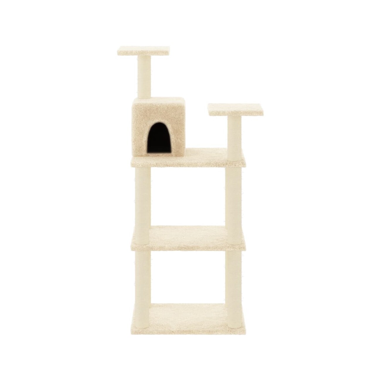 VidaXL Katzenbaum 119cm creme