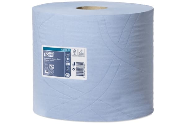 Aftørringsrulle Tork W1/W2 3-lag 23.5 cm x119 m Blå,2 rl/krt