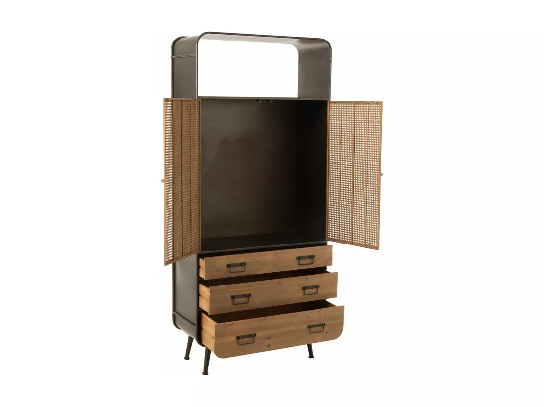 Buffet 3 Tiroirs en Bois 