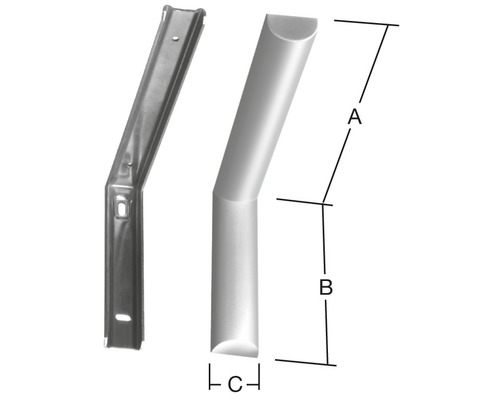 Designconsole B 38 x H 155 x D 235 mm wit
