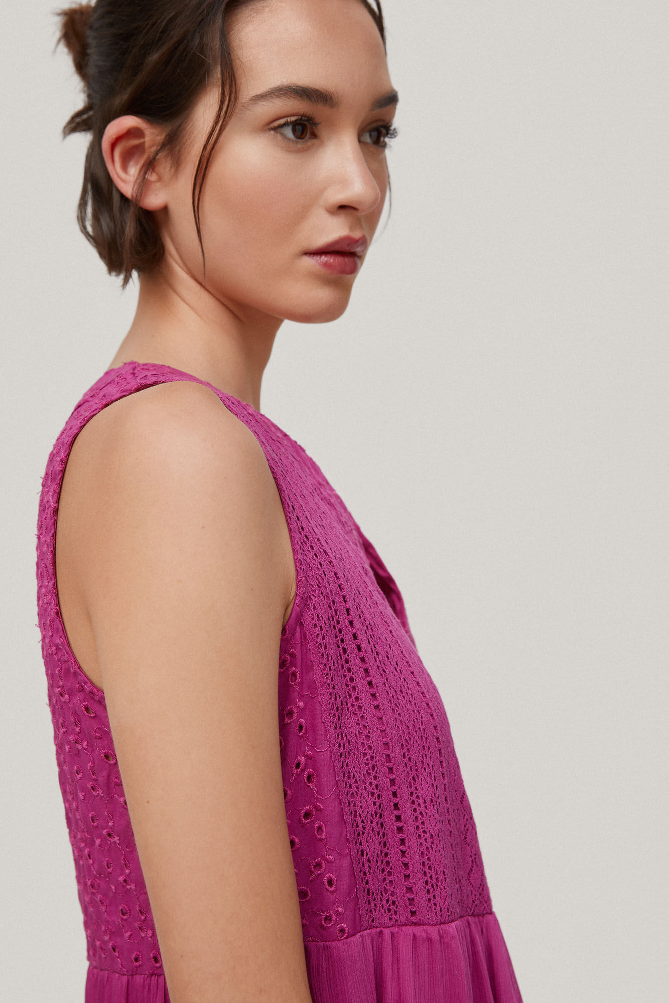 Vestido romântico - Roxo