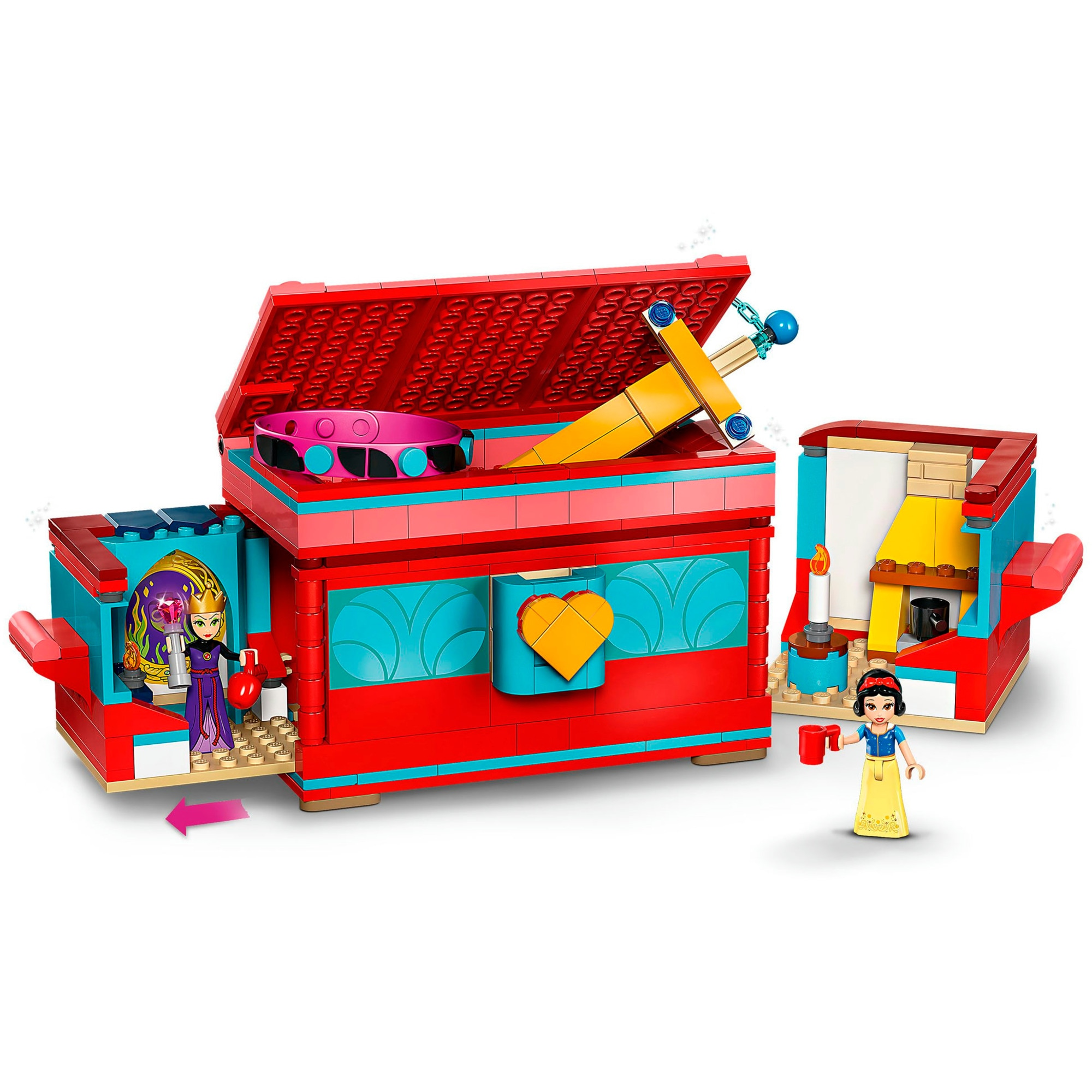 LEGO Konstruktionsspielzeug Disney Princess Schneewittchens Schmuckkassette