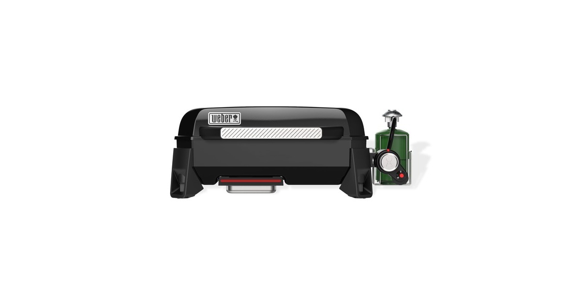 WeberSLATE GP Premium Griddle 43 cm Plancha gasbarbecue   (Zwart, Portable Griddle | anti-aanbaklaag | verstelbare poten | 260 °C en hoger)