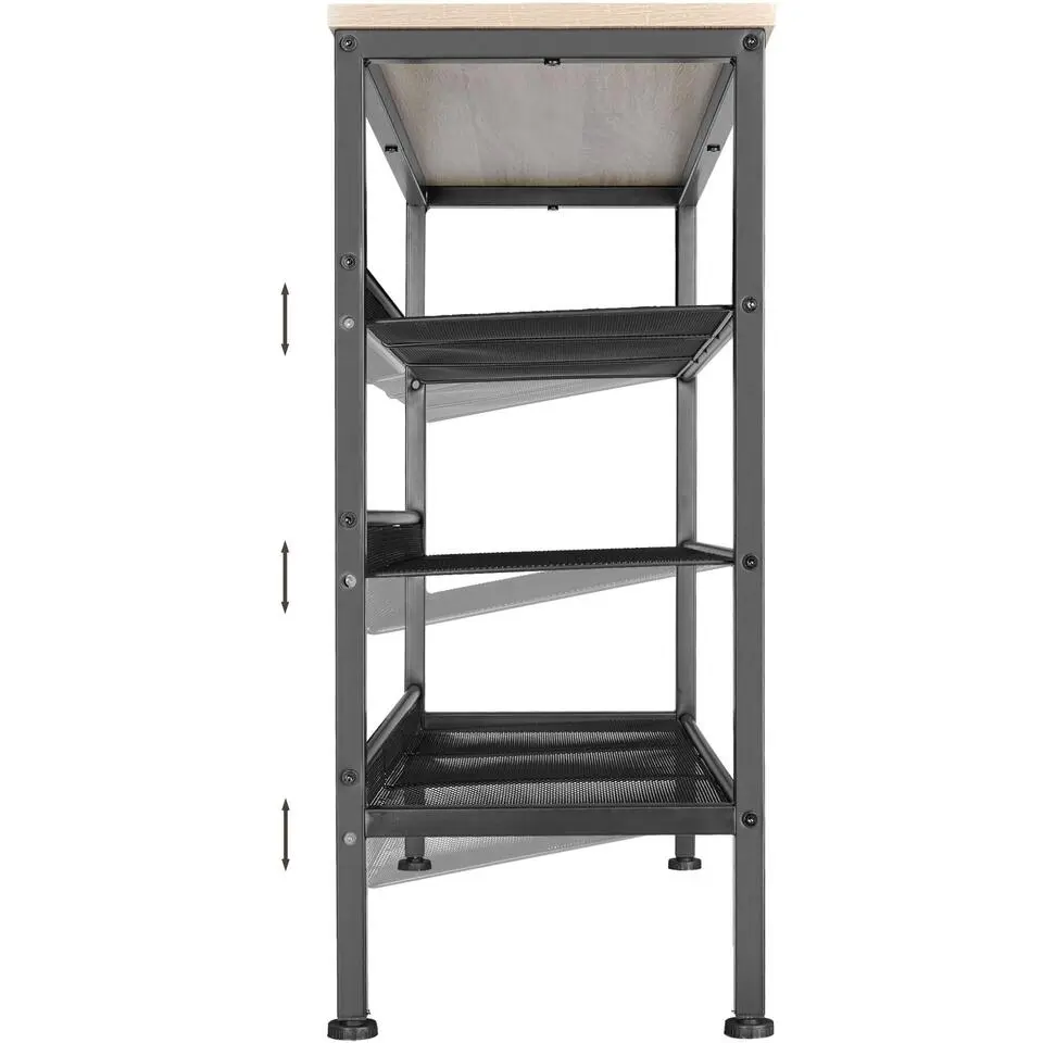 tectake Schoenenrek Wolverhampton 75,5x30,5x69,5cm