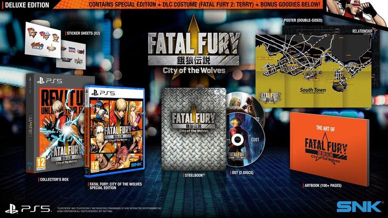 Playstation - Fatal Fury City Of The Wolves - Deluxe Edition - PS5