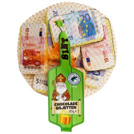 Chocolade biljetten in netje (99 gram)