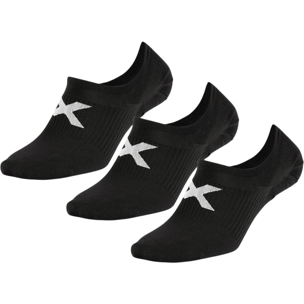 2XU Invisible 3-Pak Ankelstrømper