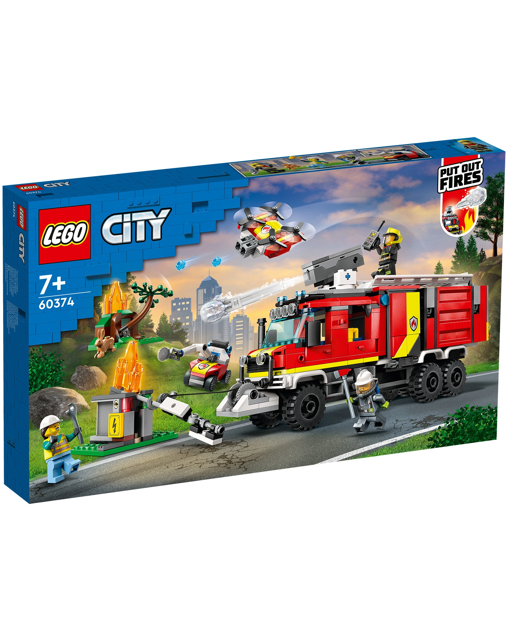 LEGO® City 60374 Einsatzleitwagen der Feuerwehr