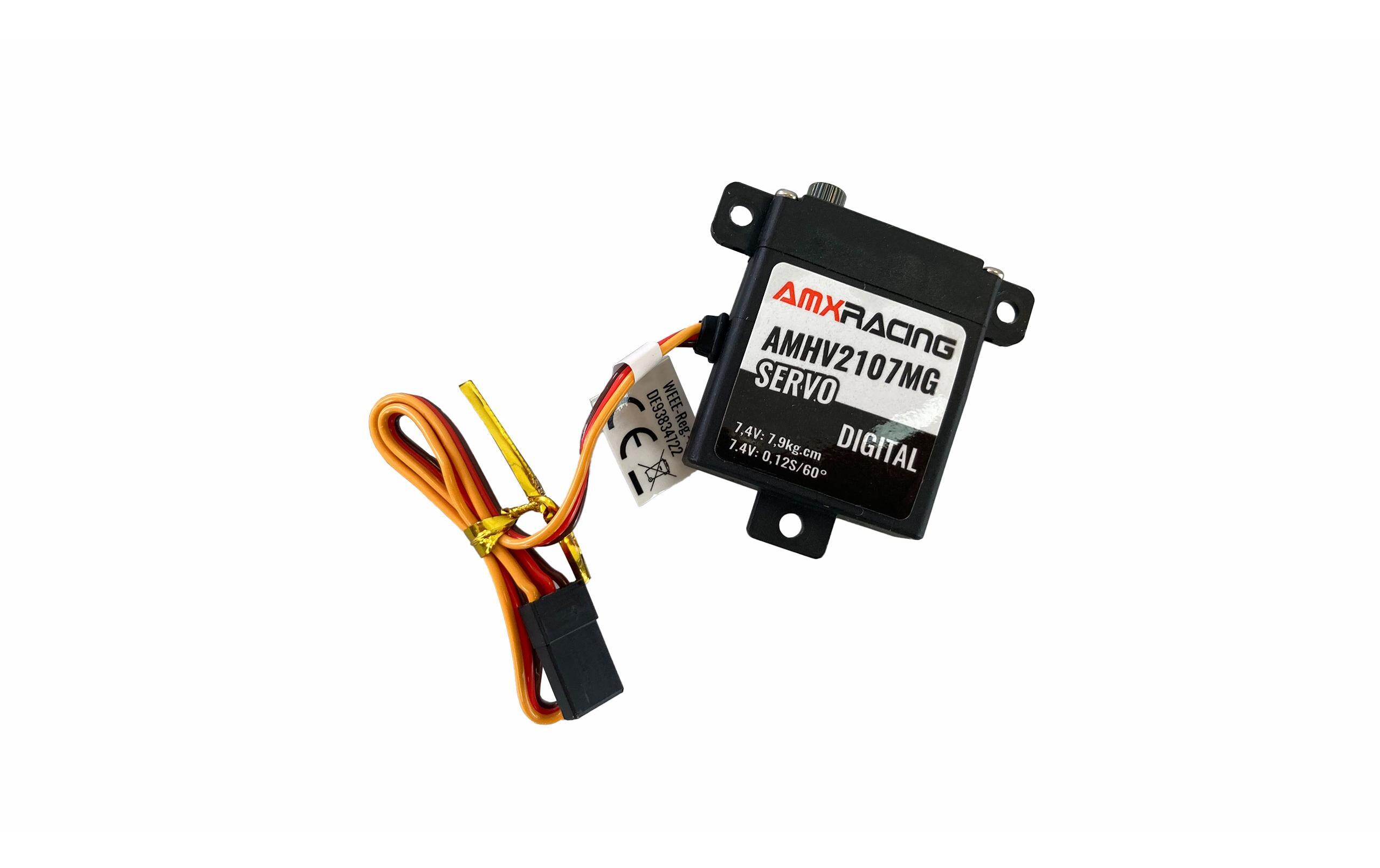 Flächenservo AMHV2107MG 7.9 kg, 0.12 s, Digital HVFlaches HV Flächenservo für den liegenden Einbau