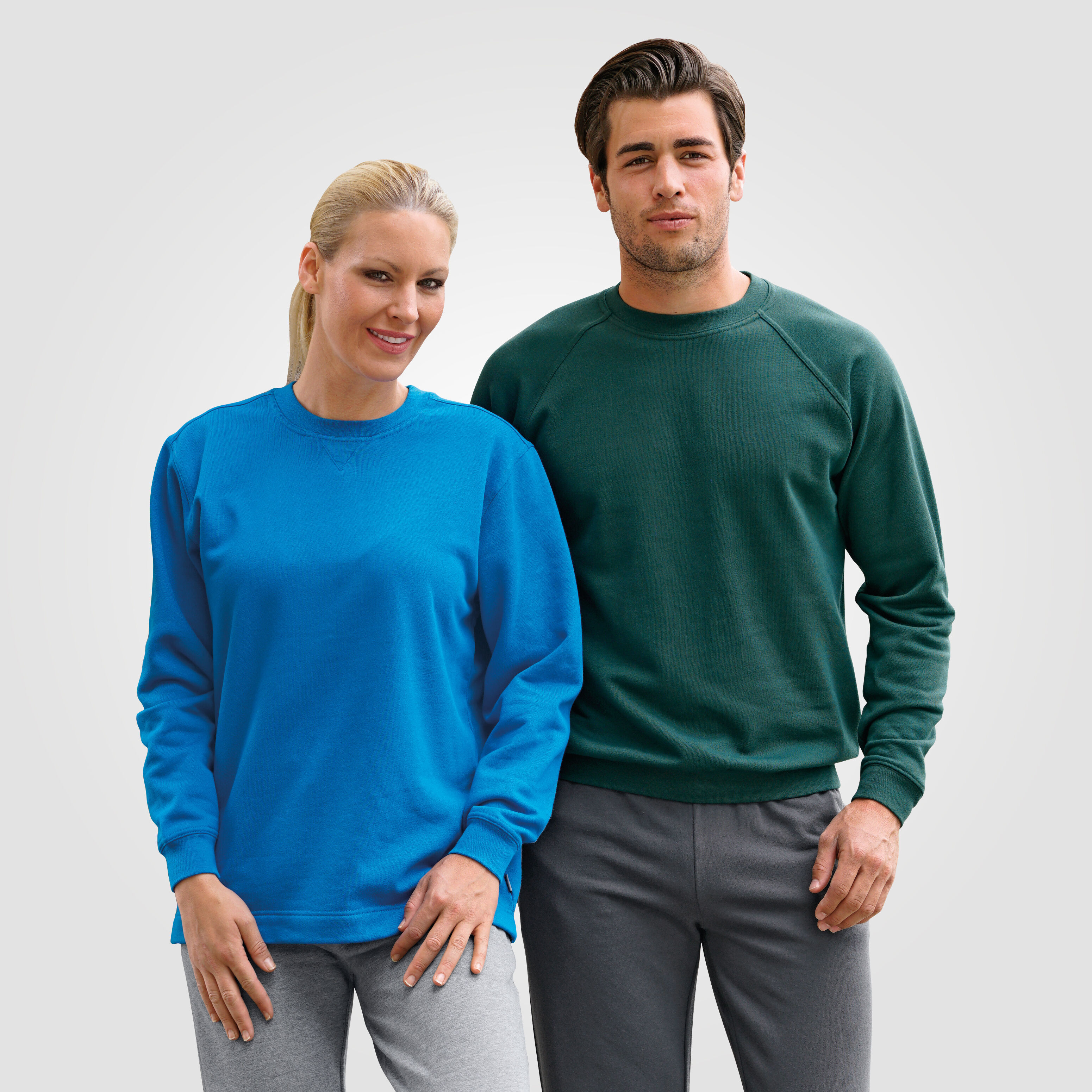 Sweat Shirt mit geradem Saumabschluss