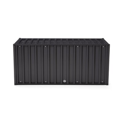 Container DS, mit Schloss, RAL 7021 Schwarzgrau