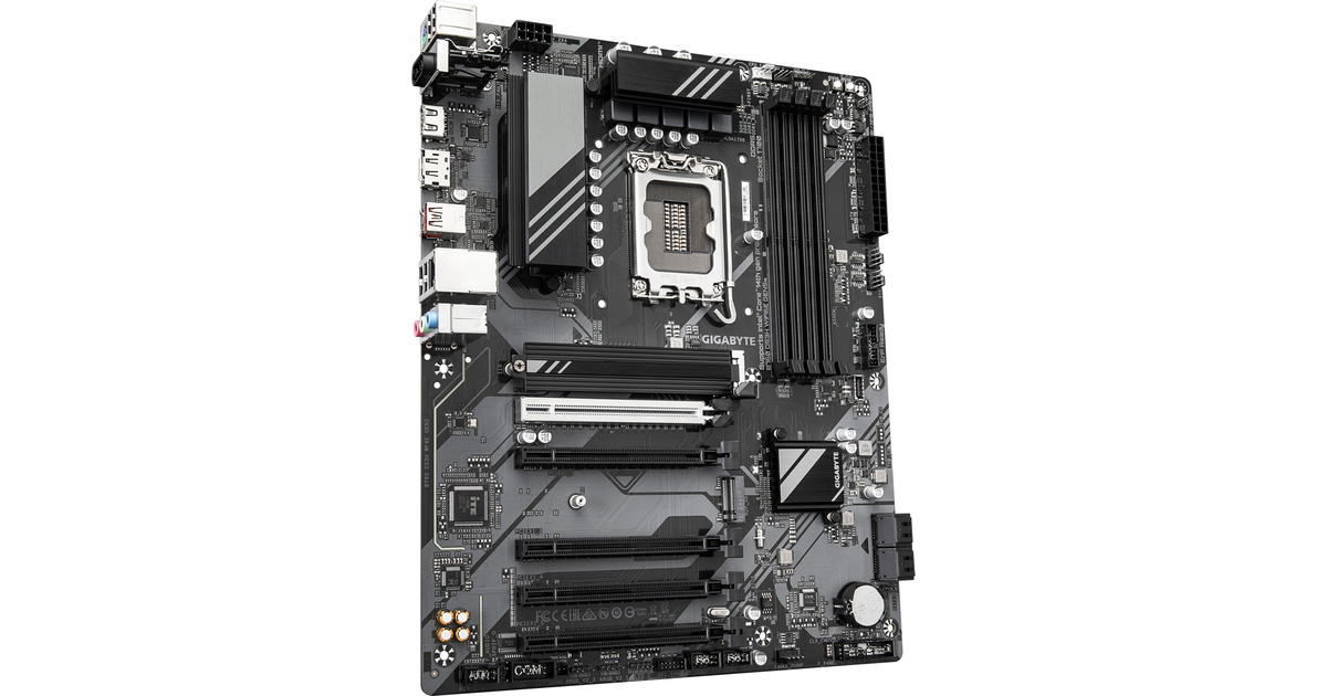GIGABYTEB760 DS3H WIFI6E GEN5 socket 1700 moederbord  (RAID, 2.5Gb-LAN, Wi-Fi 6E, BT 5.3, Sound, ATX)