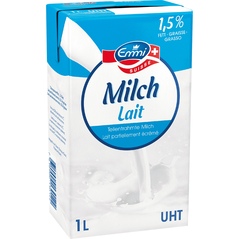 Emmi Milchdrink 1.5%, UHT, 100 cl, 12 Stück