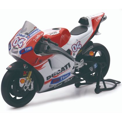 Miniature Newray Moto GP Ducati Desmosedici Andrea DOVIZIOSO - Echelle 1/12° - Rouge / Noir