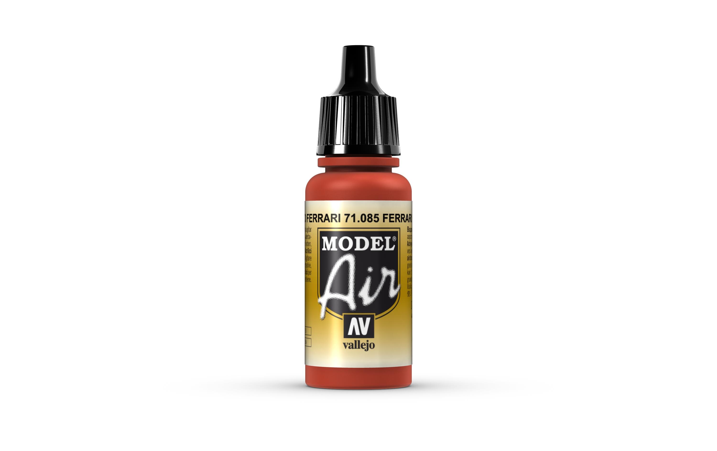 Airbrushfarbe Ferrari-Rot 17 mlAcryl Model Air Color für Airbrush