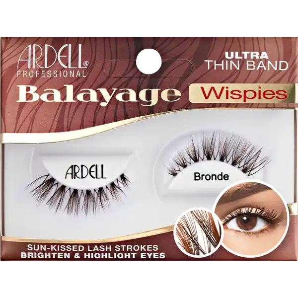 Balayage Wispies Bronde Wimpern