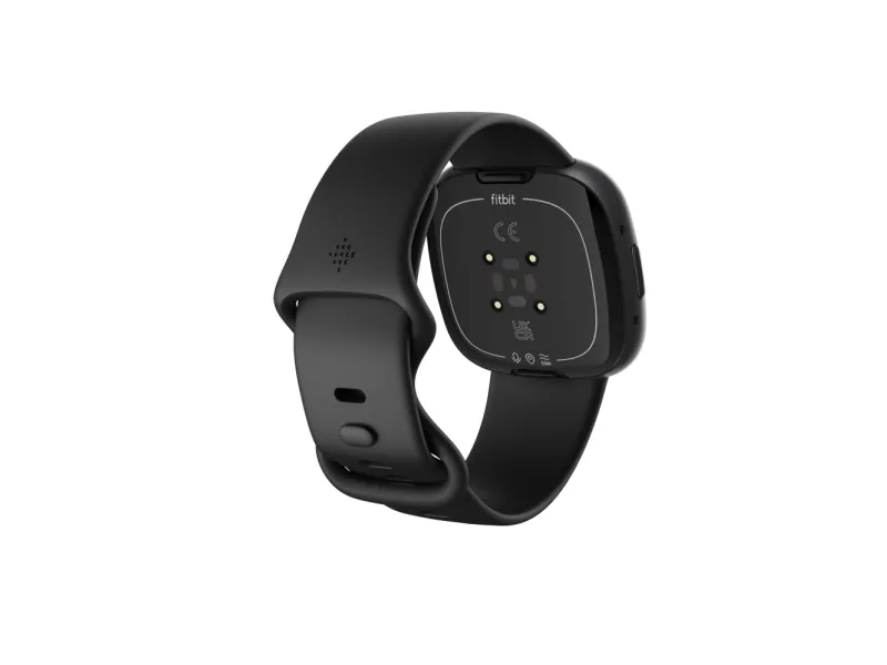 Fitbit Versa 4 - 40 mm - grafit - smart ur med bånd - sort - båndstørrelse: S/L - Bluetooth, NFC