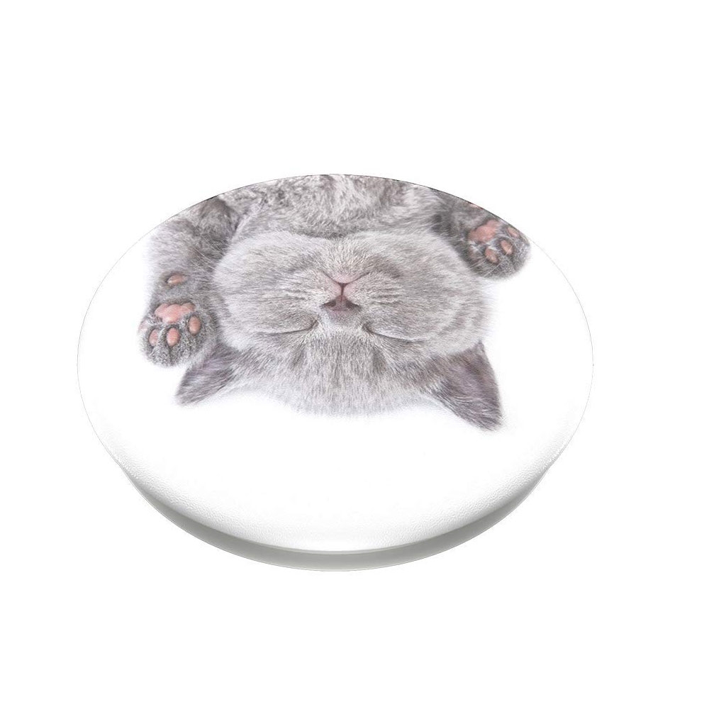 PopGrip Finger Griff Halterung für (Austauschbarer Top) Smartphones / Tablets (800947) - Cat Nap