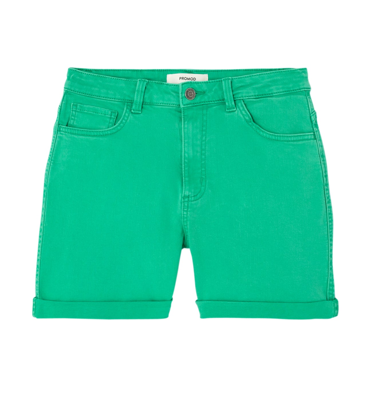 Short en toile unie Femme - Vert