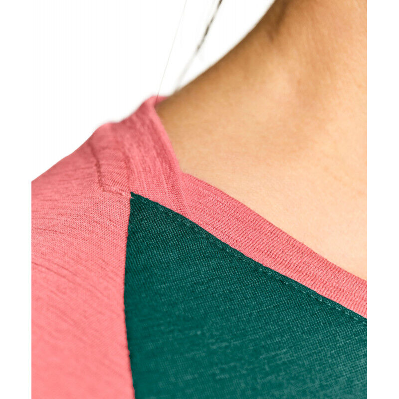 120 Tec Fast Mountain TS - T-shirt en laine mérinos femme
