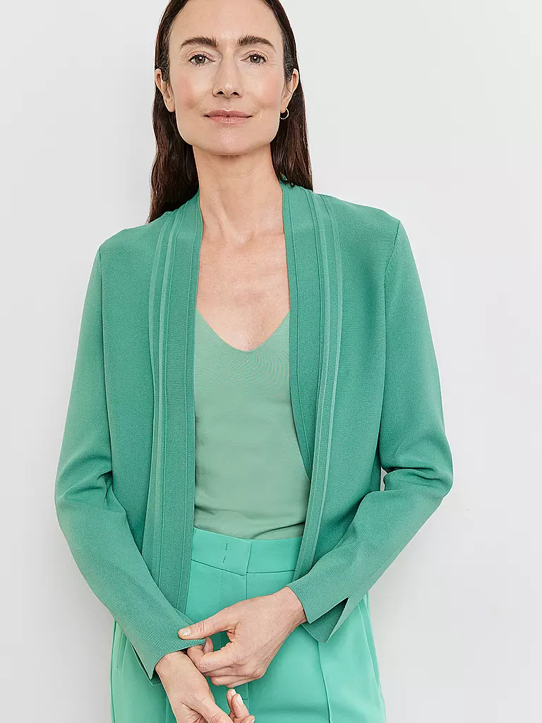 GERRY WEBER Strickjacke grün