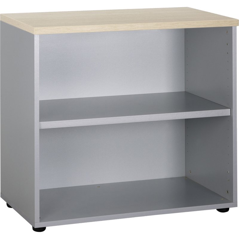Bibliothèque basse hauteur bureau H 75,5 x L 80 Squadra