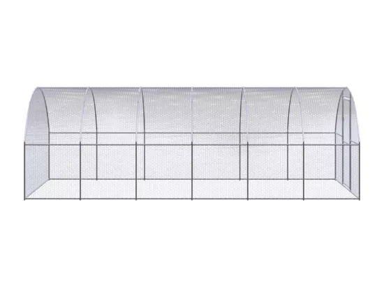Poulailler d'extérieur 3x6x2 m Acier galvanisé