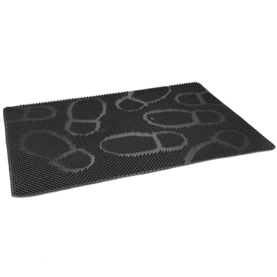 Brumag Deurmat - antislip met noppen - zart - 60 x 40 cm