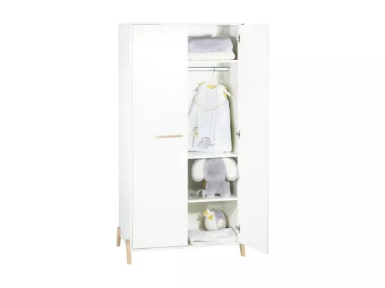 Babyprice - JOY NATUREL - Armoire 2 Portes