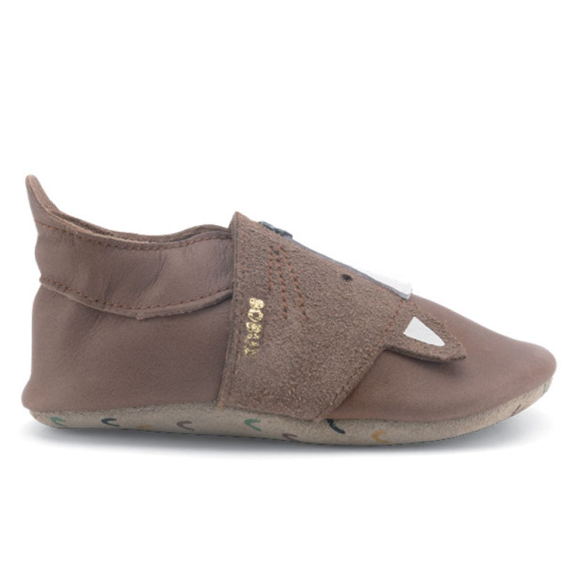 Bobux Bobux chaussons Foxy Chocolat