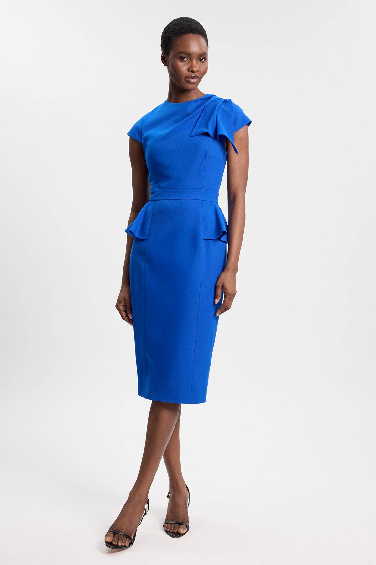 KarenMillen Robe Midi Structurée À Détail Froncé
