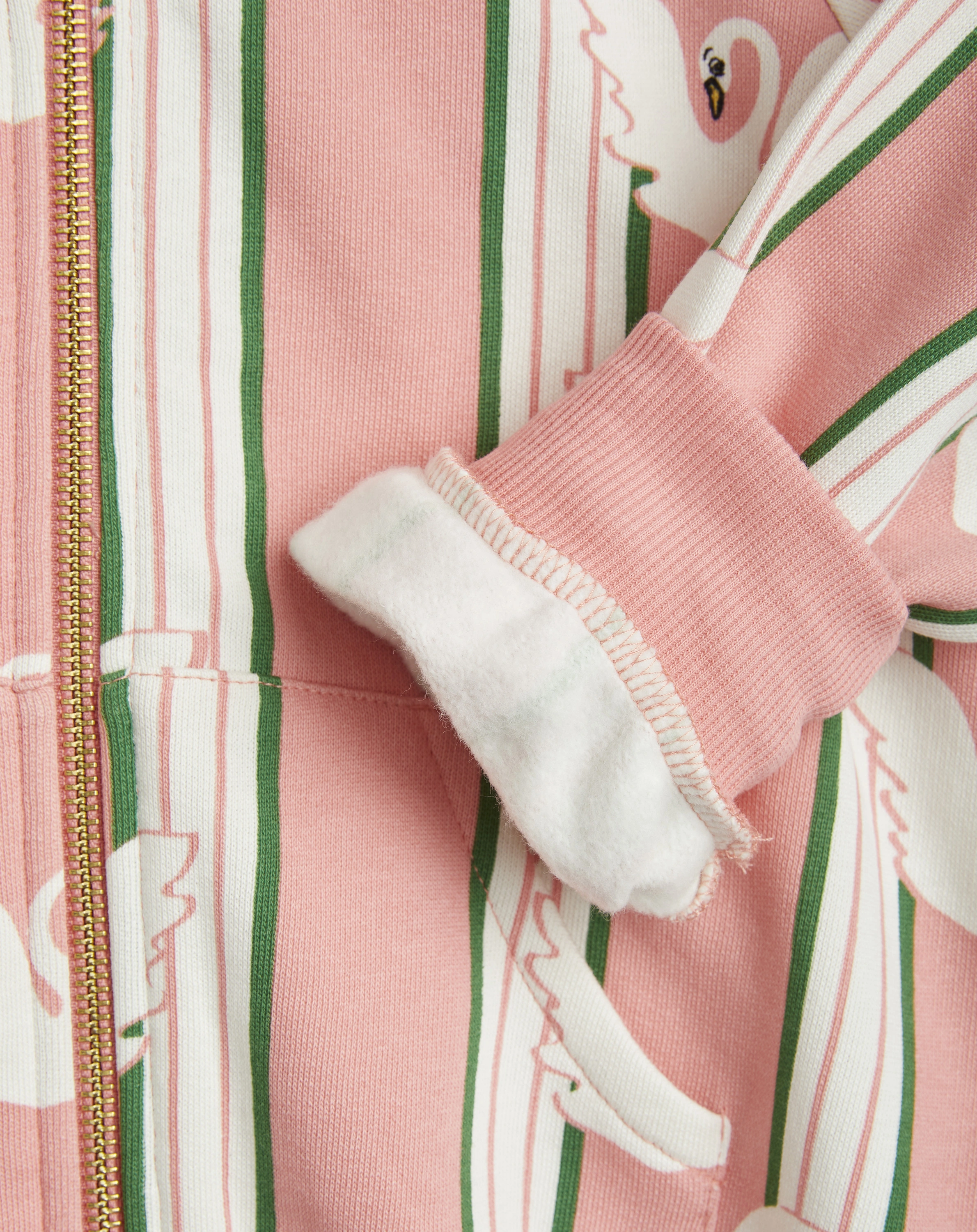 Kapuzen-Sweatjacke SWAN in rosa