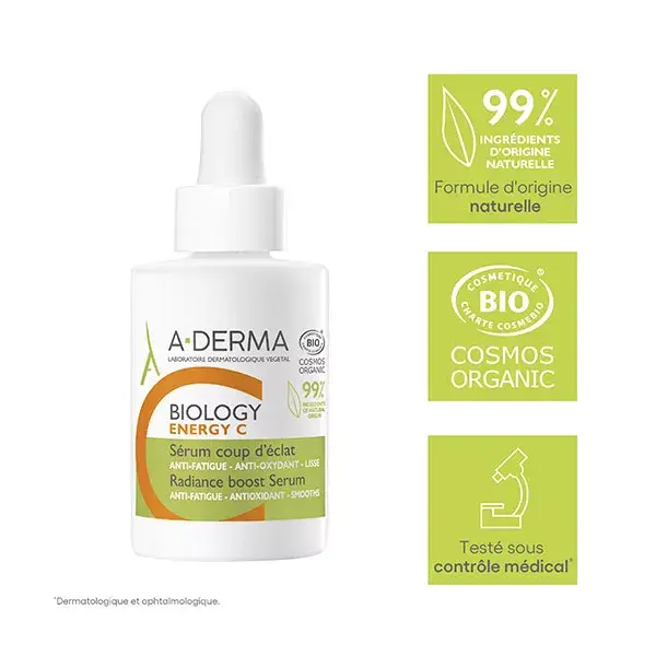 Sérum Radiance Energy C da A-Derma Biology 30ml