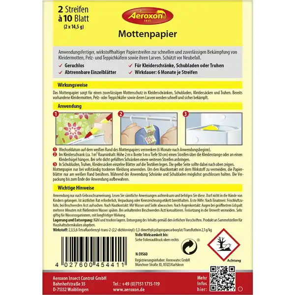 Mottenpapier