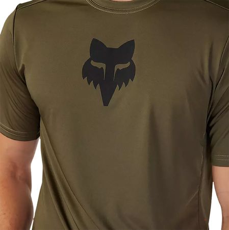 FLEXAIR Herren-Kurzarmshirt  olive green  XL