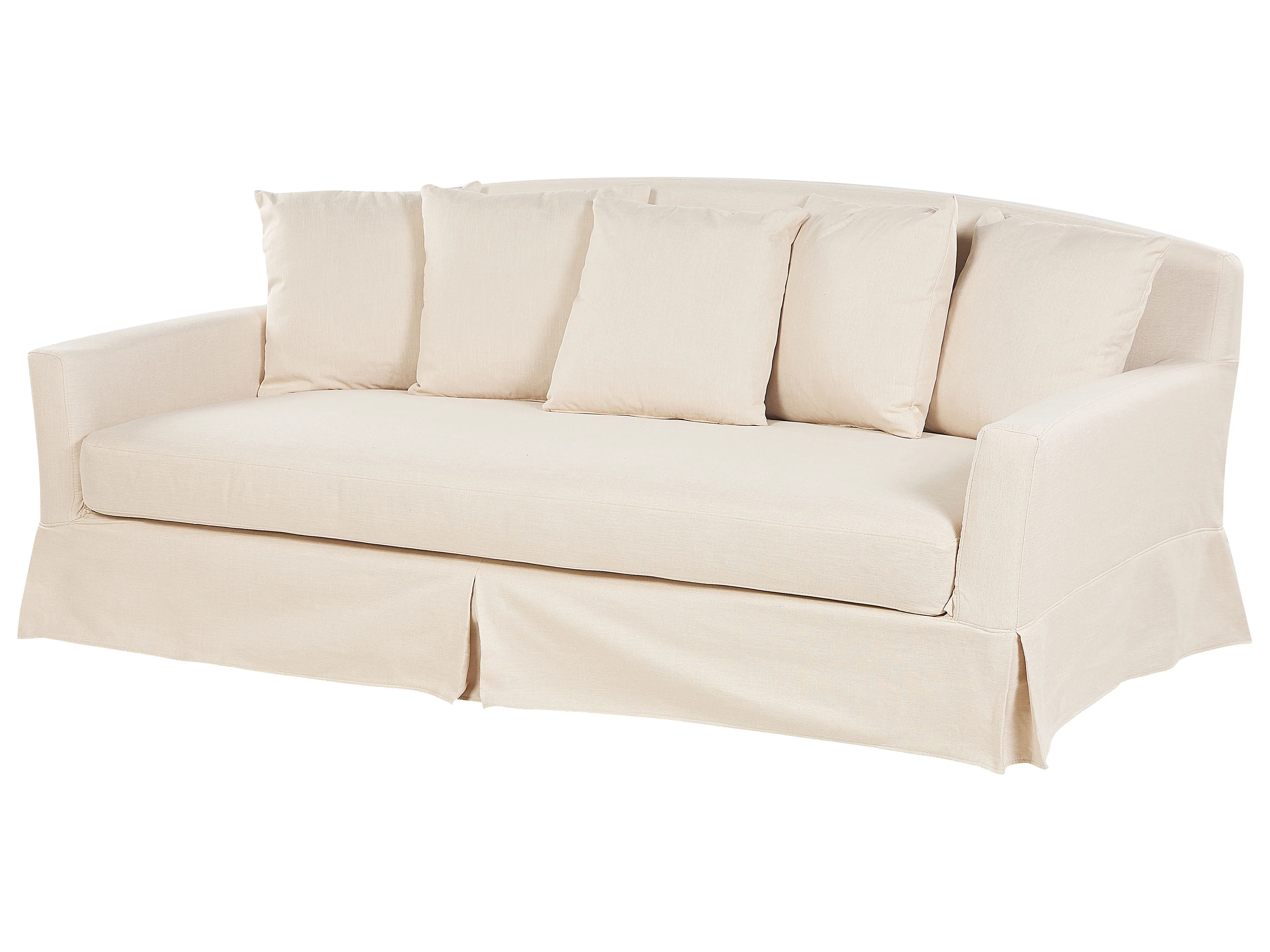 Hoes voor driezitsbank GILJA Beige