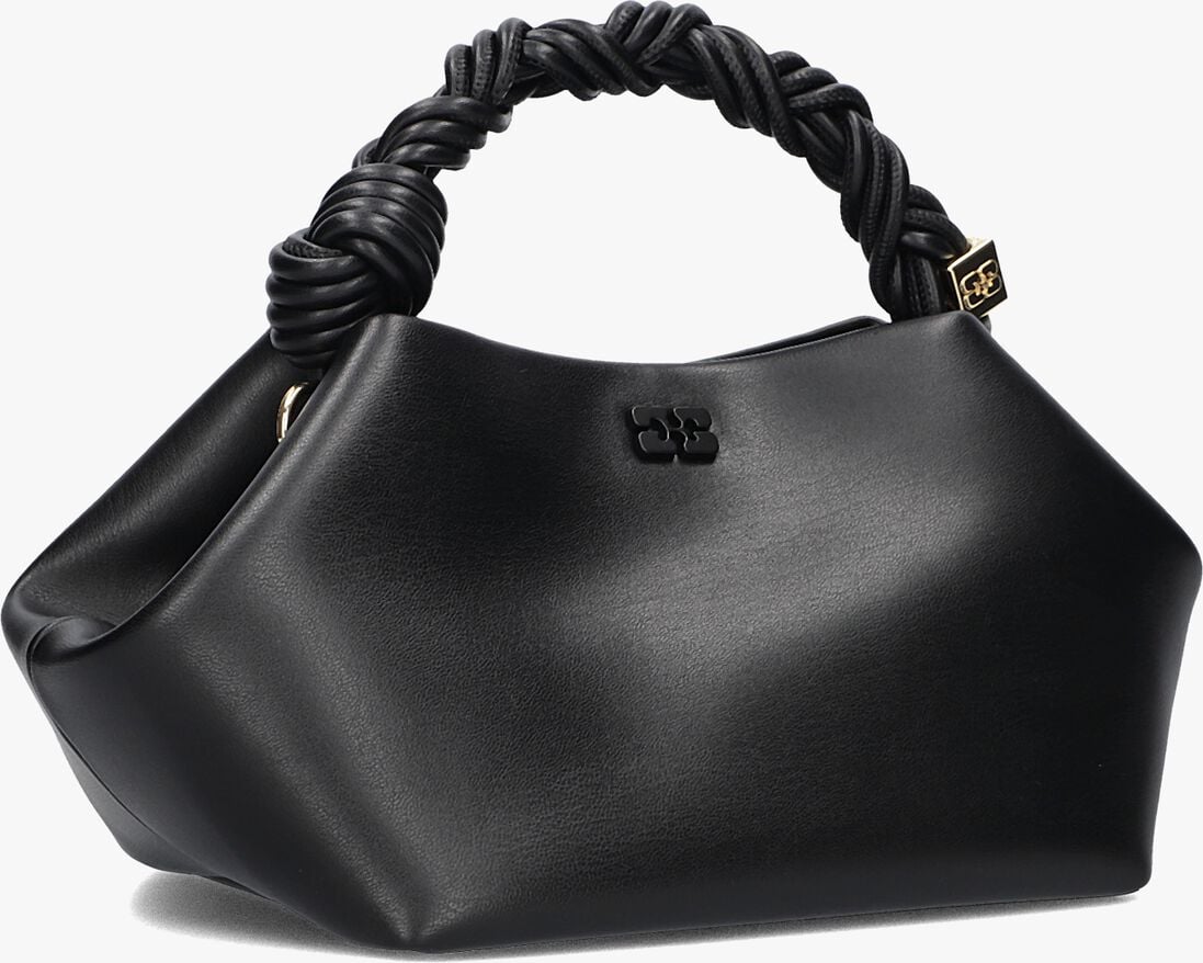 zwarte ganni handtas ganni bou bag small