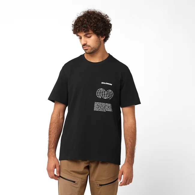SALOMON GLOBE GRAPHIC  Kurzarmshirt Herren