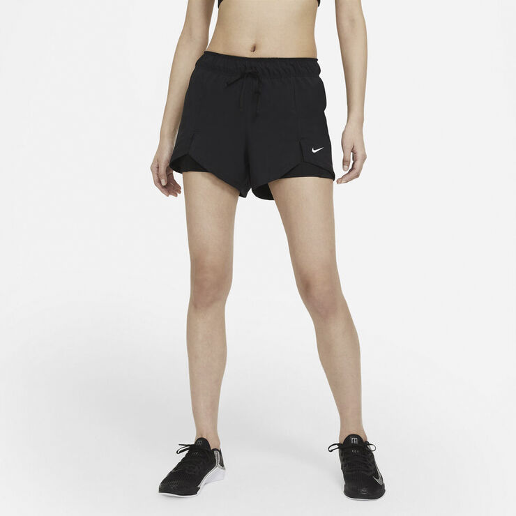 Nike Flex Essential 2-i-1 træningsshorts Sort