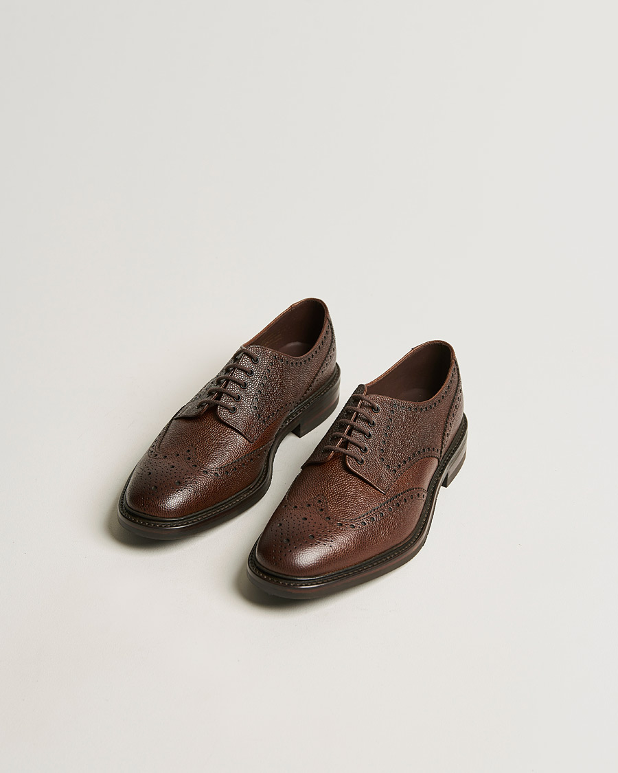 Loake 1880 Badminton Brogue Dark Brown Grain