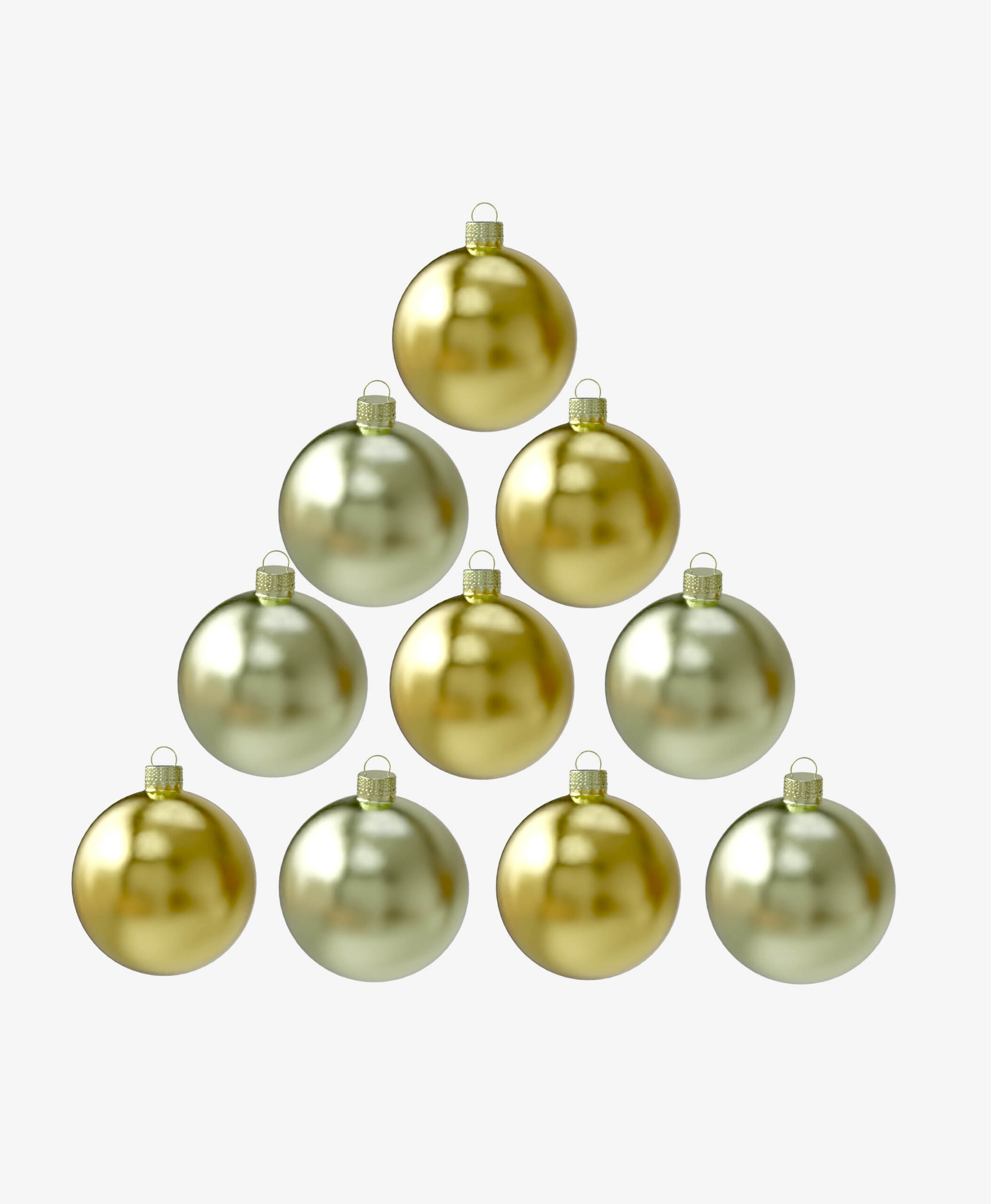 Weihnachtsbaumkugeln, 10er-Set