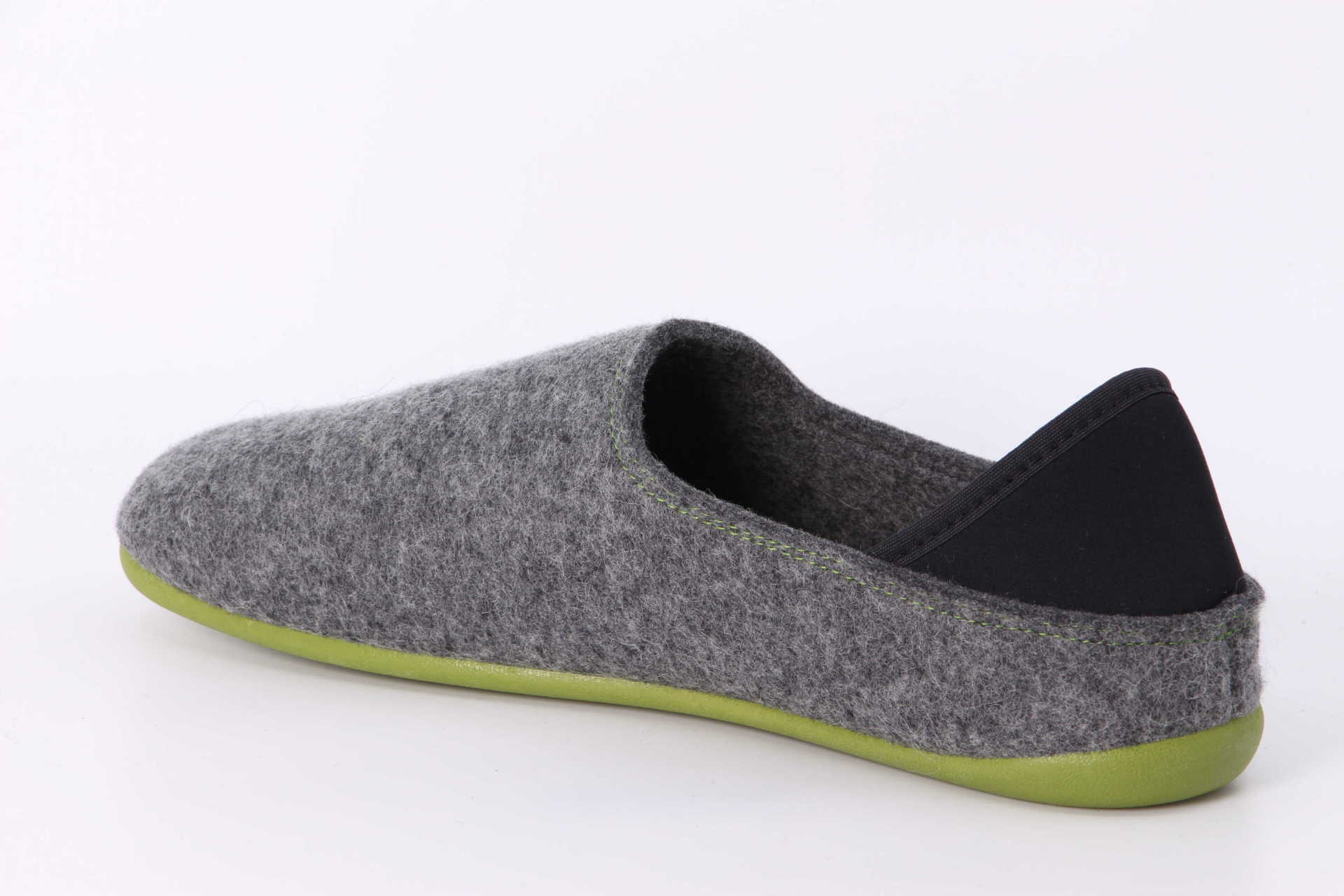 Wool Slip-On grau / grün
