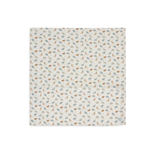 Lot de 2 langes en gaze de coton larges 115x115cm Roarsome - Multicolor - JOLLEIN