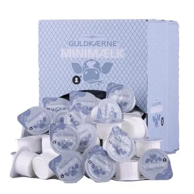 Kaffemælk Guldkærne Minimælk 10 ml - 0.5% fedtindhold - (100 stk.)